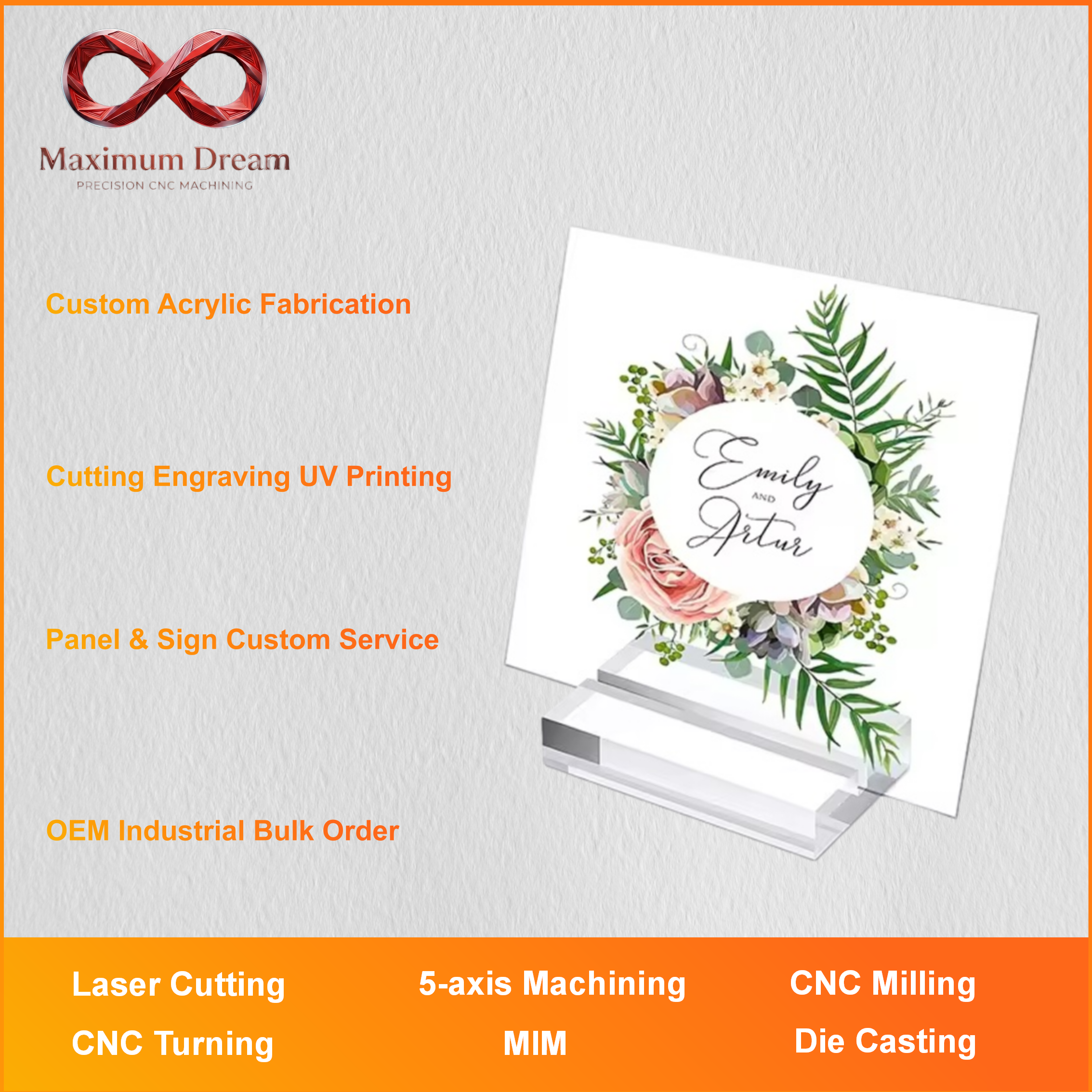 Custom Acrylic Fabrication Las - Industrial Laser Printing 评论和价格