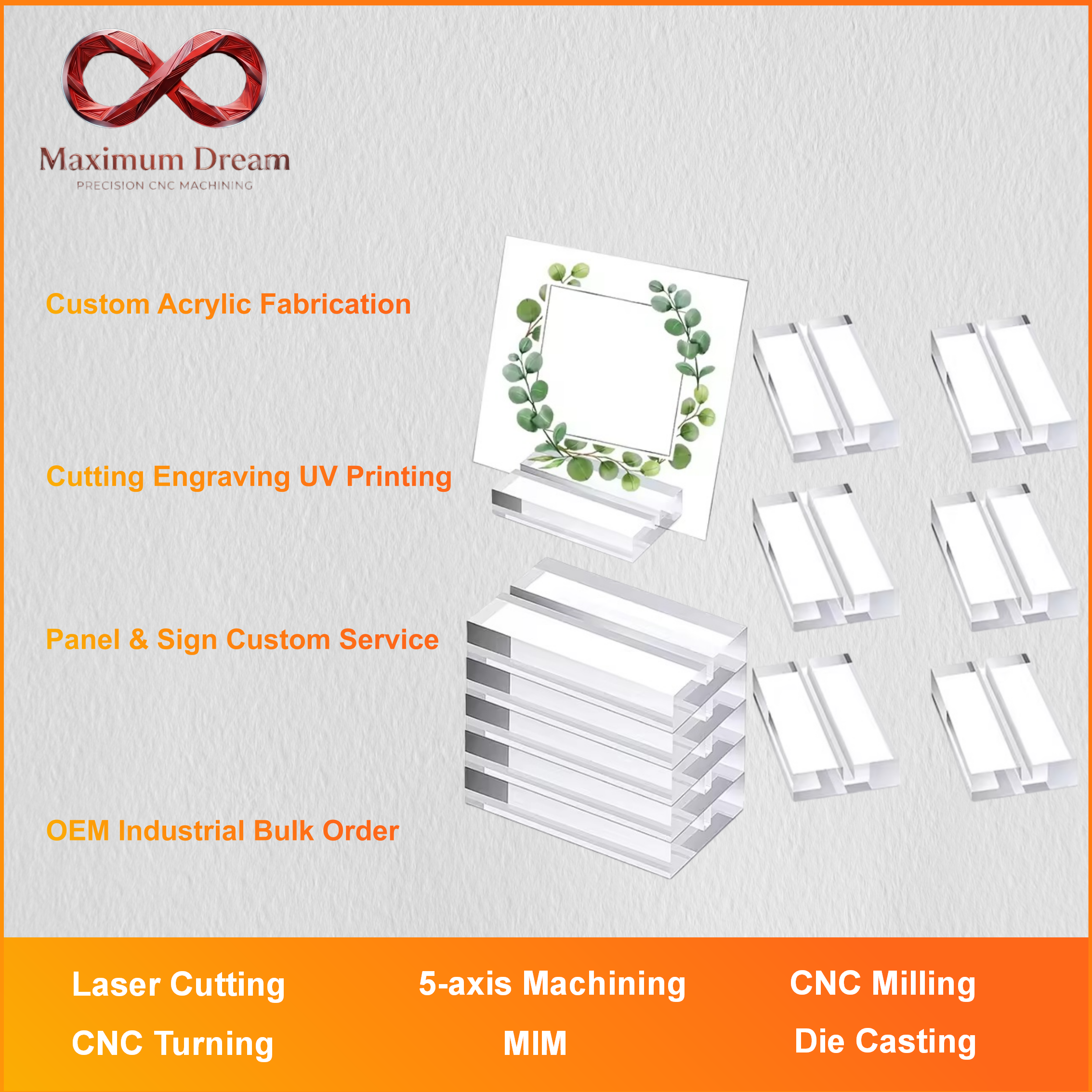 Custom Acrylic Fabrication Las - Industrial Laser Printing 评论和价格