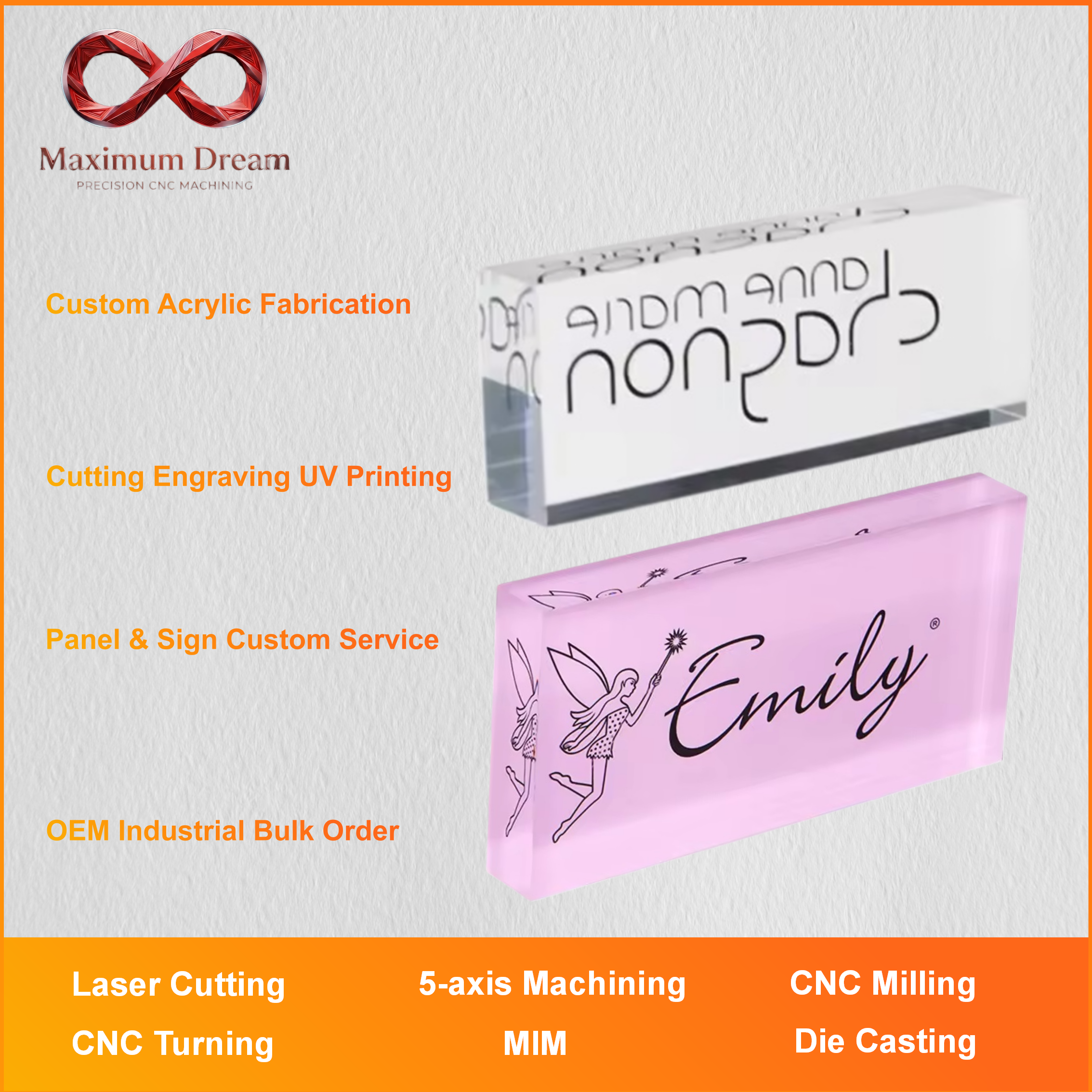 Custom Acrylic Fabrication Las - Industrial Laser Printing 评论和价格