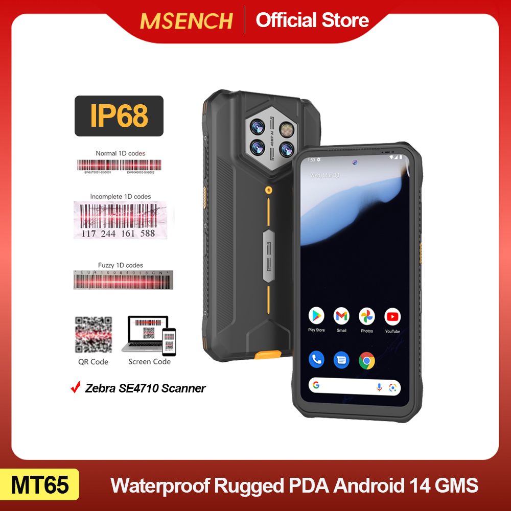 Waterproof Rugged PDA Android  - Industrial Laser Scanner 评论和价格