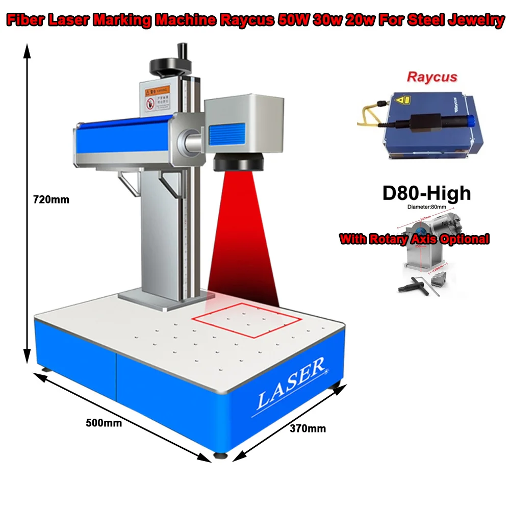 50W Fiber Laser 100W Marking M - Industrial Laser Marking Machine 评论和价格