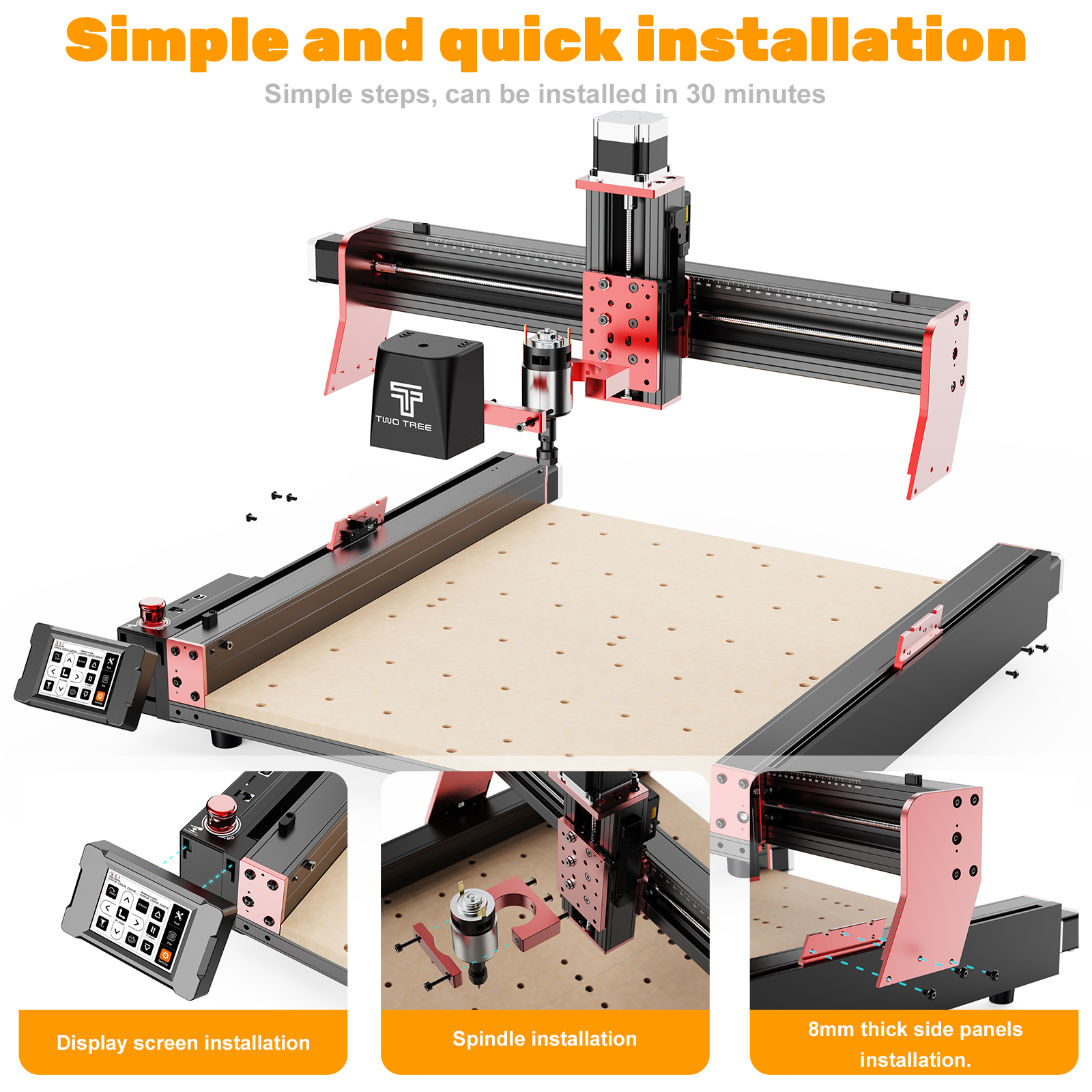 TWOTREES TTC450 Pro CNC Machin - Industrial Laser Etching Machine 评论和价格