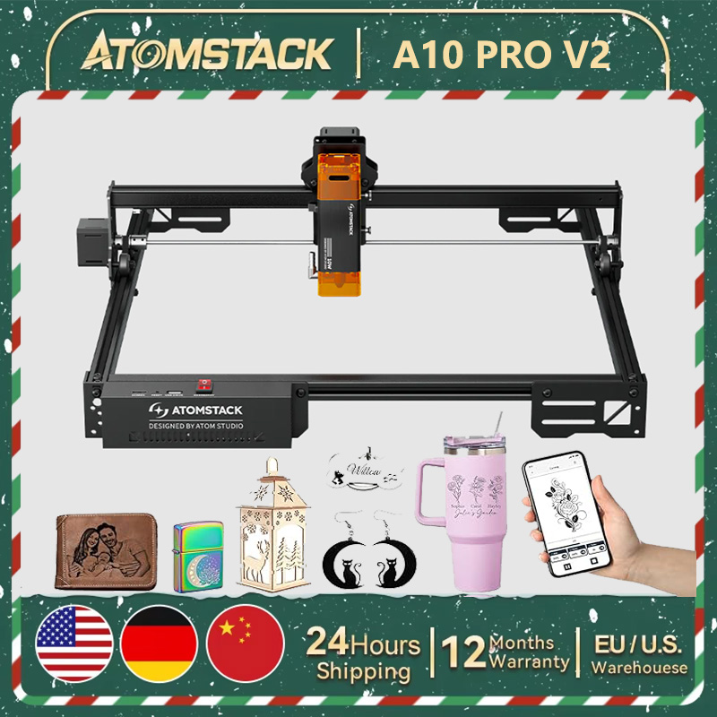ATOMSTACK A10 PRO V2 Laser Eng - Industrial Laser Etching Machine 评论和价格