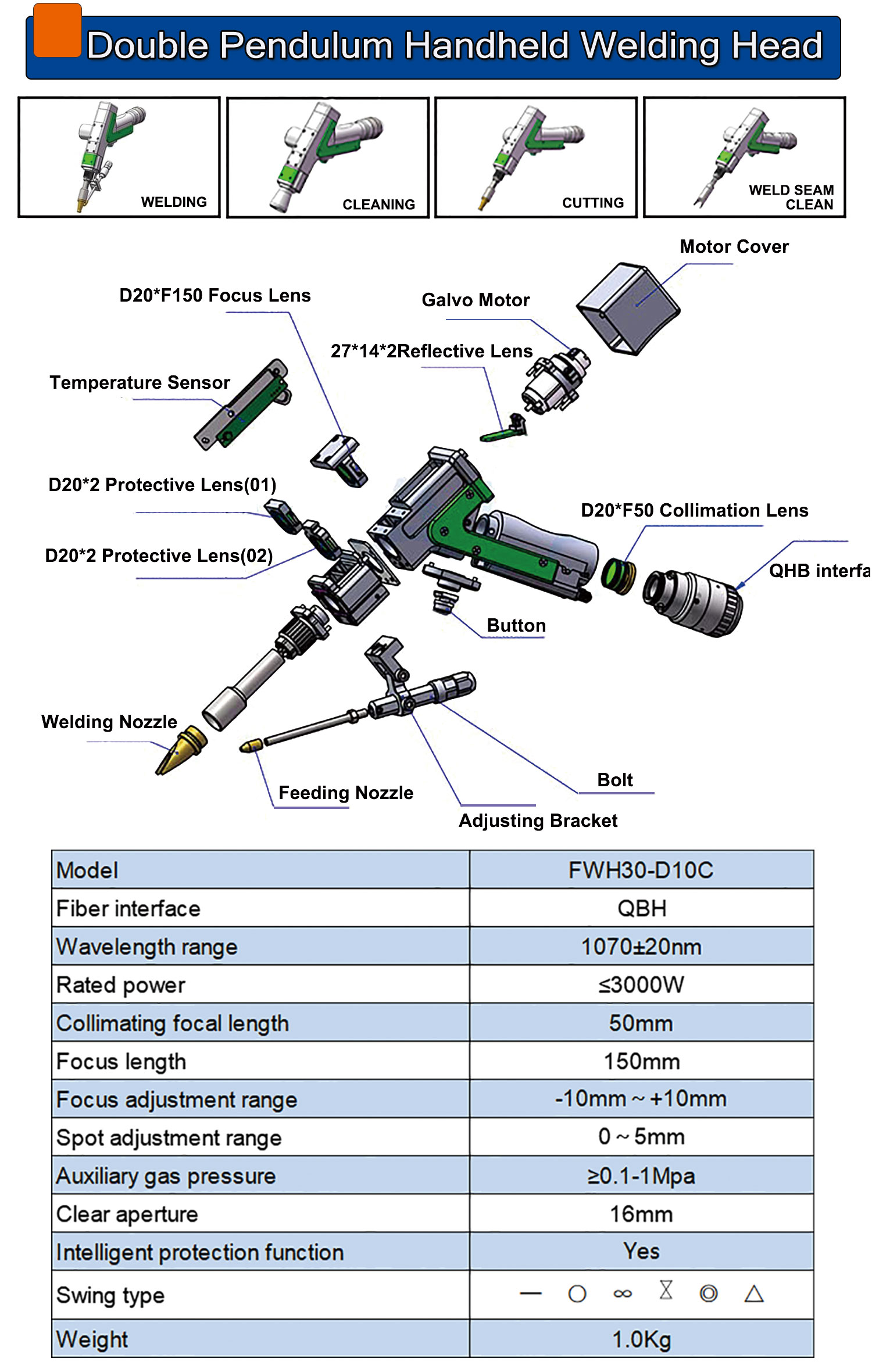 4 IN 1 Raycus Laser welder 150 - Industrial Laser Welding 评论和价格