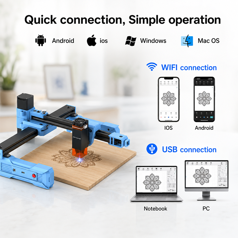 Artilume D2 2.5/6W Foldable La - Industrial Laser Etching Machine 评论和价格