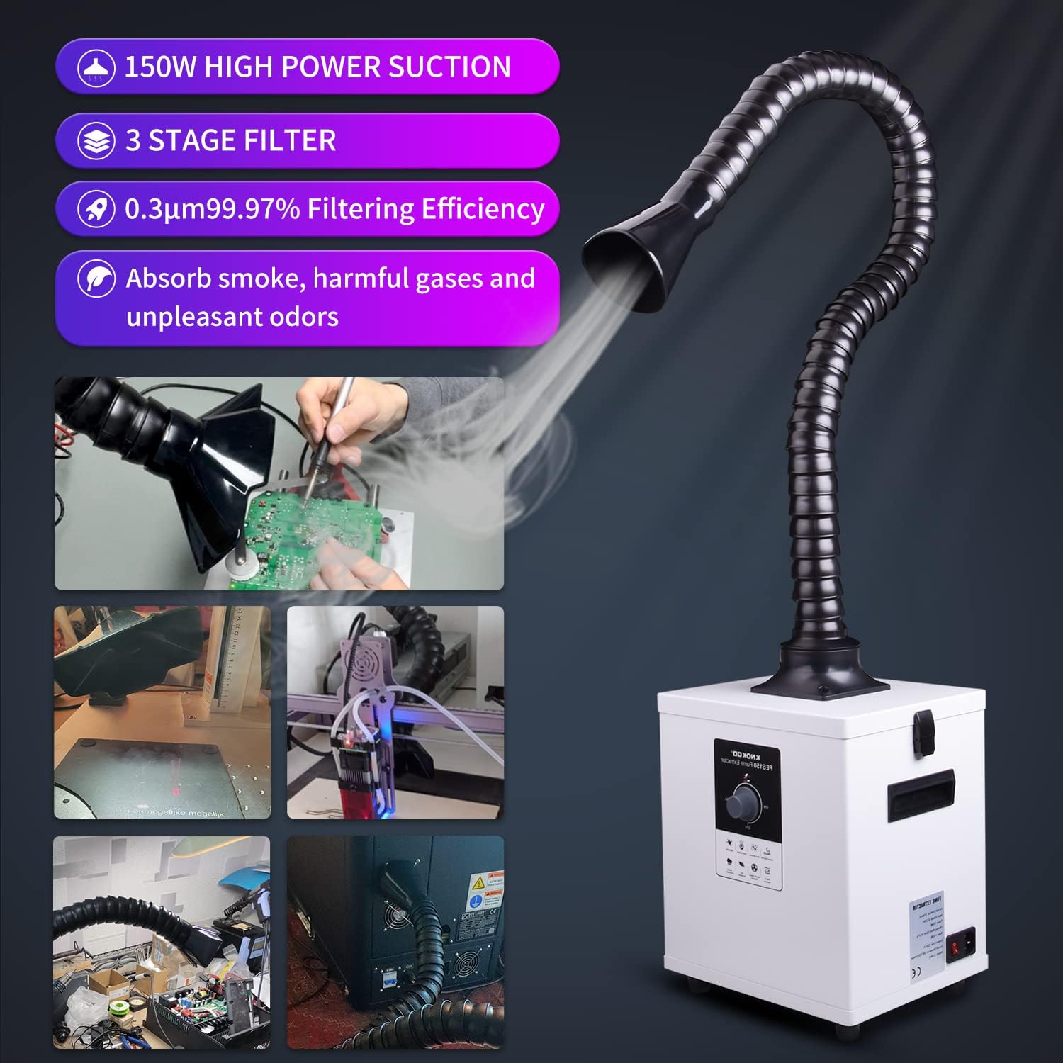 KNOKOO FES150 Industrial Laser - Industrial Laser Printing 评论和价格