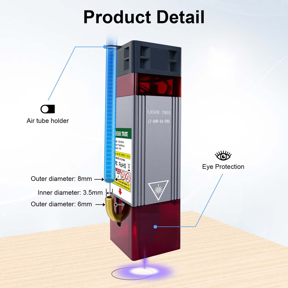 LASER TREE 20w 40W 80W Laser M - Industrial Laser Pointer 24V 评论和价格