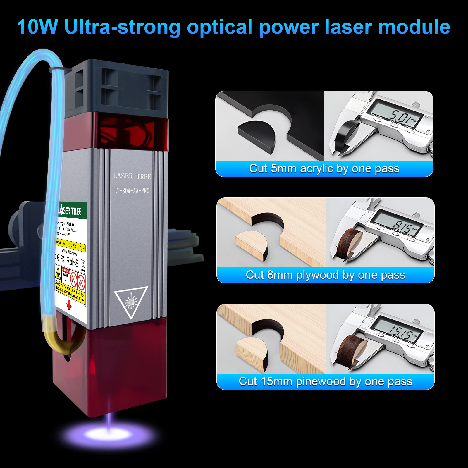 LASER TREE Laser Module 10W 20 - Industrial Laser Pointer 24V 评论和价格