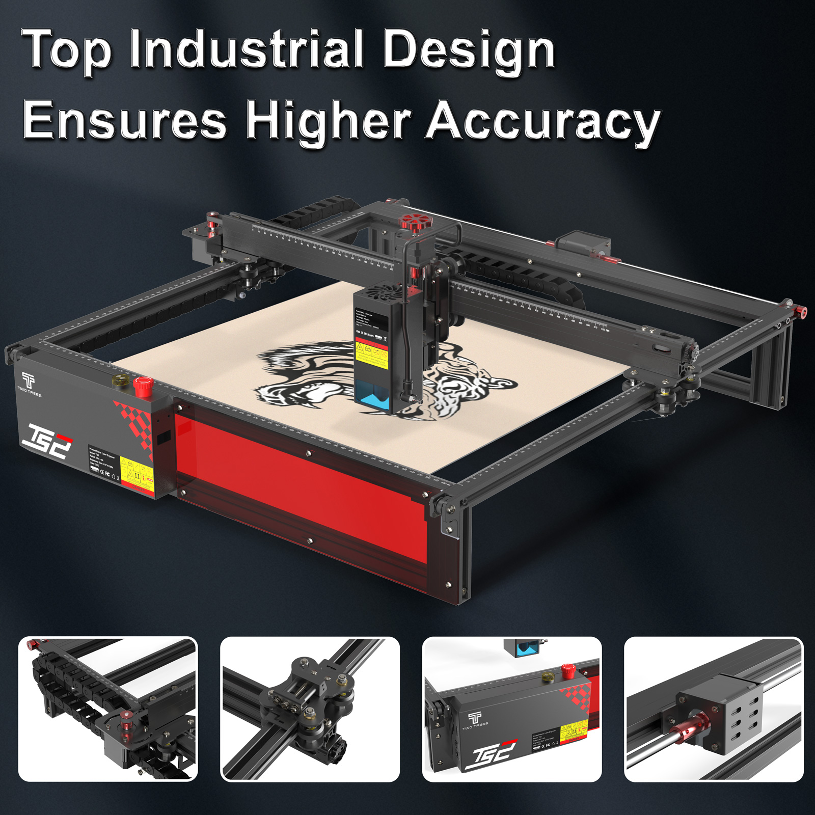 Twotrees TS2 20W Laser Engrave - Industrial Laser Etching Machine 评论和价格