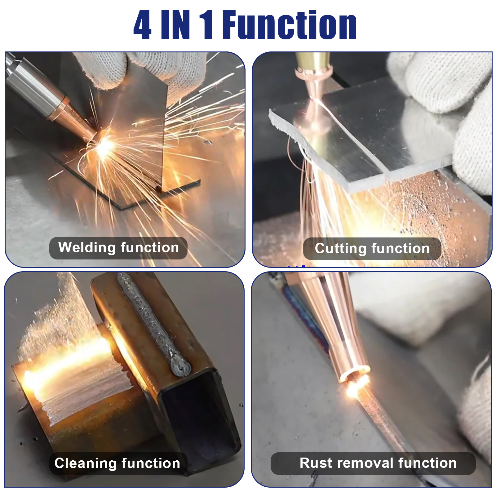 3000W 4 IN 1 Fiber Laser Weldi - Industrial Laser Etching Machine 评论和价格