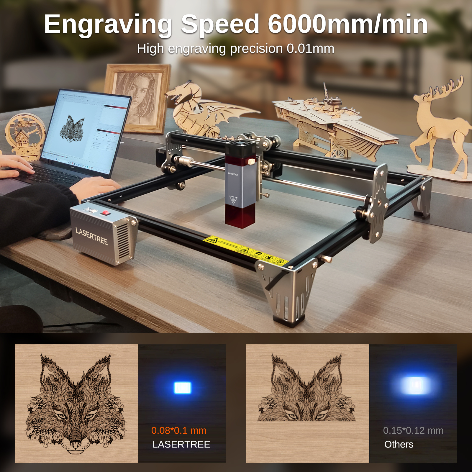 LASER TREE LT-K1 Mini Laser En - Industrial Laser Pointer 24V 评论和价格
