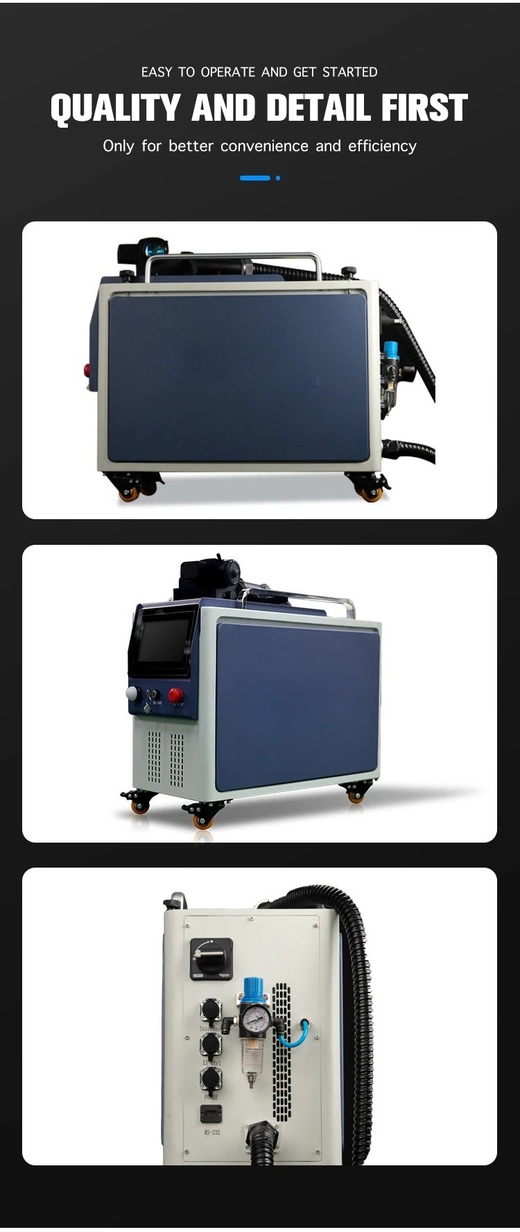 100W 200W 300w Pulse Laser Cle - Industrial Laser Paint Remover 评论和价格