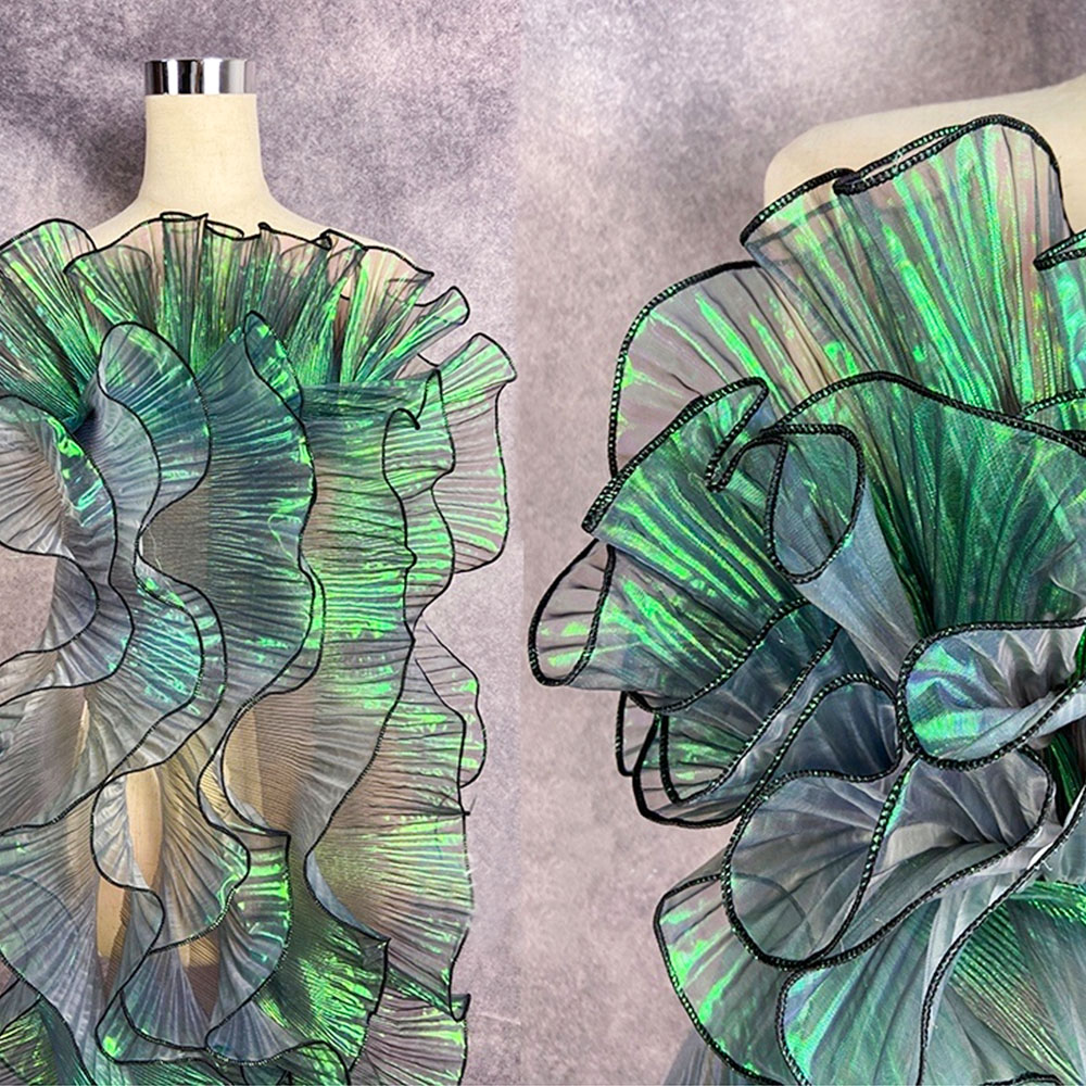 Lace Trim Organza Fabric Merma - Industrial Laser Welding 评论和价格