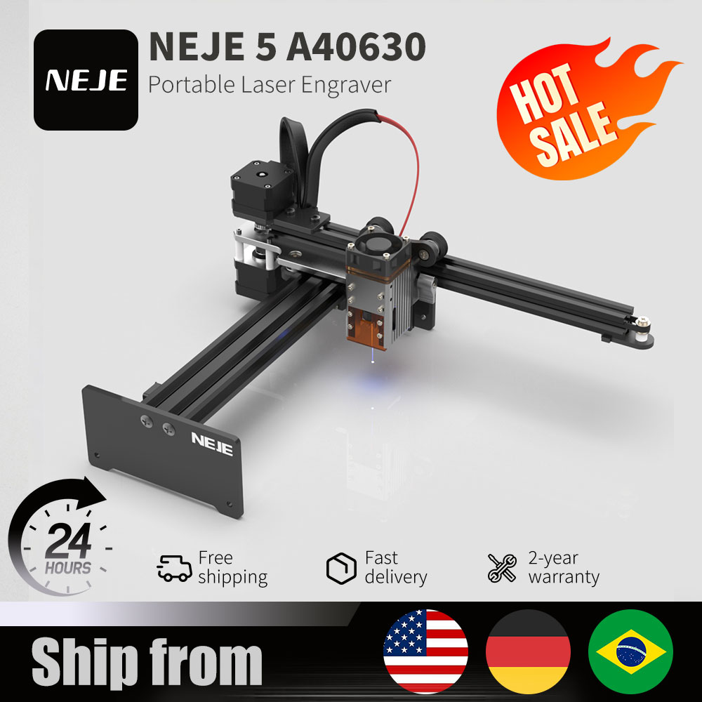 NEJE 5 A40630 20W Portable Sma - Industrial Laser Etching Machine 评论和价格