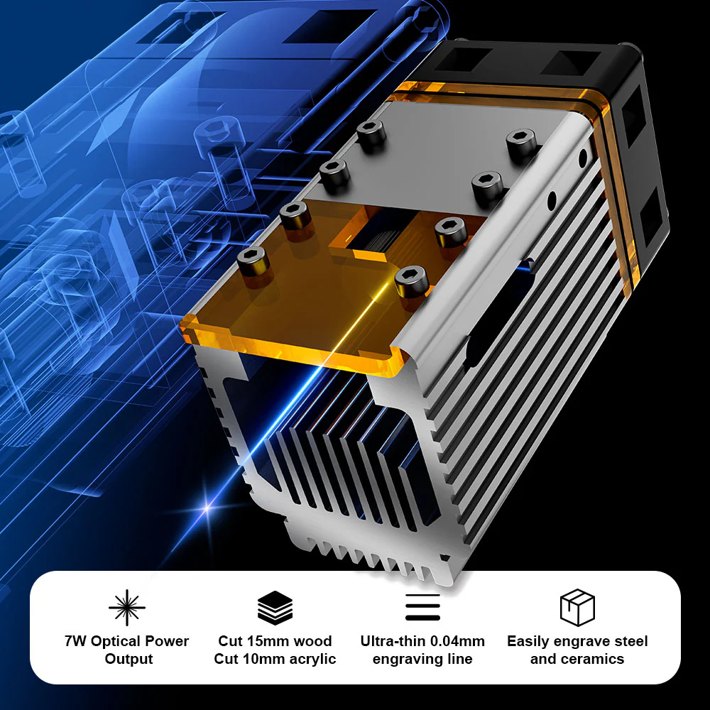 NEJE 5 A40630 20W Portable Sma - Industrial Laser Etching Machine 评论和价格