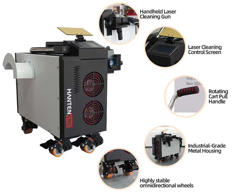 Pulse Laser Cleaner 500W Air C - Industrial Laser Paint Remover 评论和价格