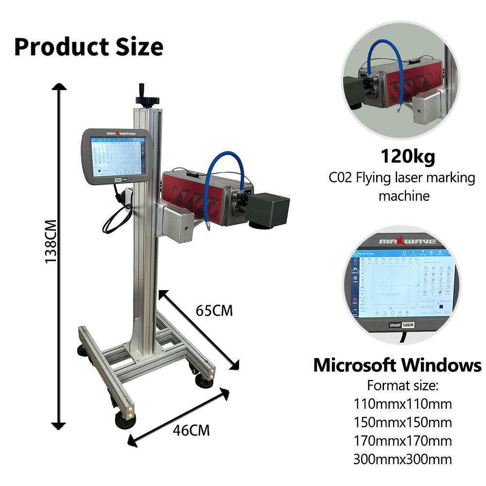 Versatile CO2 Flying Laser Mar - Industrial Laser Printing 评论和价格