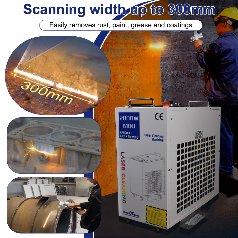 3000W Laser Cleaning Machine F - Industrial Laser Rust Removal Machine 评论和价格
