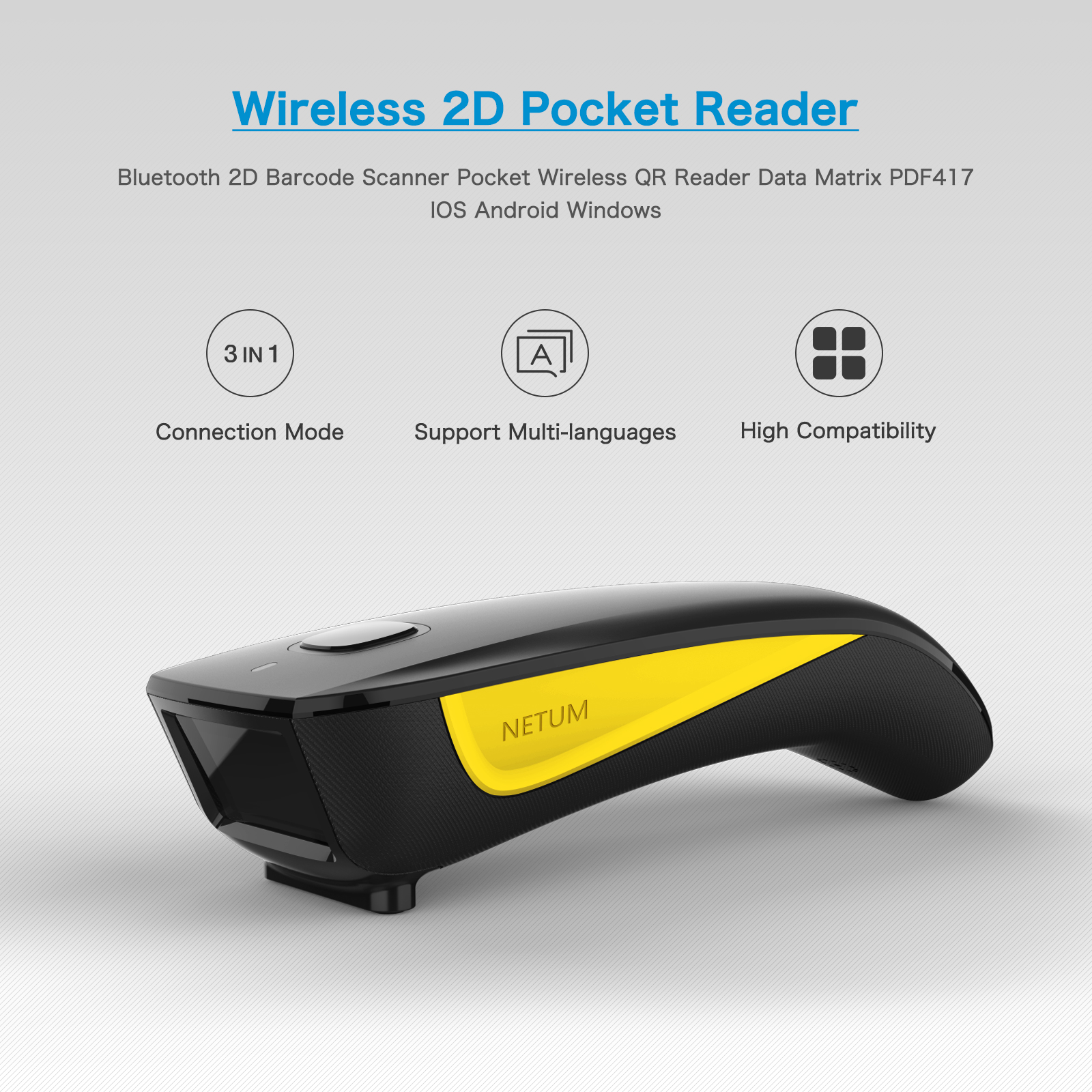 NETUM C750 Serie Bluetooth Wir - Industrial Laser Scanner 评论和价格