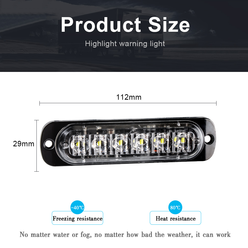 6 LED Strobe Warning Lights St - Industrial Laser Pointer 24V 评论和价格