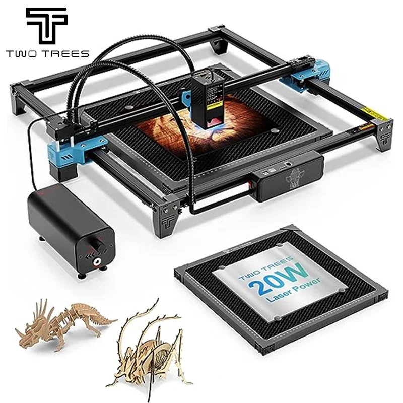 TWOTREES TTS-20 Pro 20W Metal  - Industrial Laser Etching Machine 评论和价格